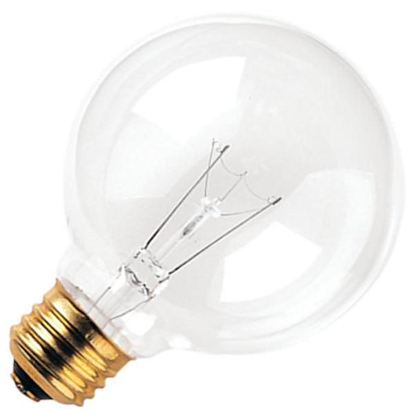 40 watt 130 volt G25 Medium Screw Base 2700K Warm White