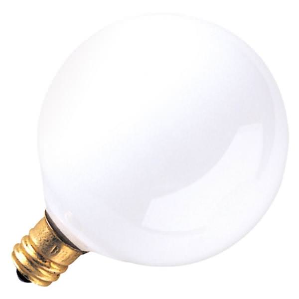 15 watt 120 volt G16.5 Candelabra Screw Base 2700K Warm White Dimmable