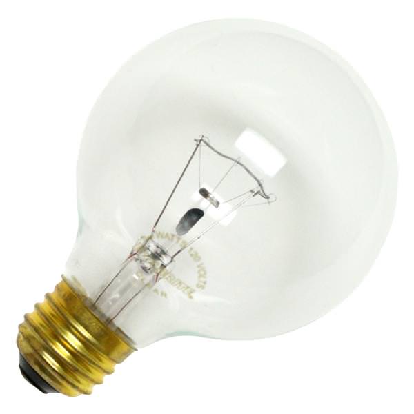 40 watt 120 volt G25 Medium Screw Base 2700K Warm White