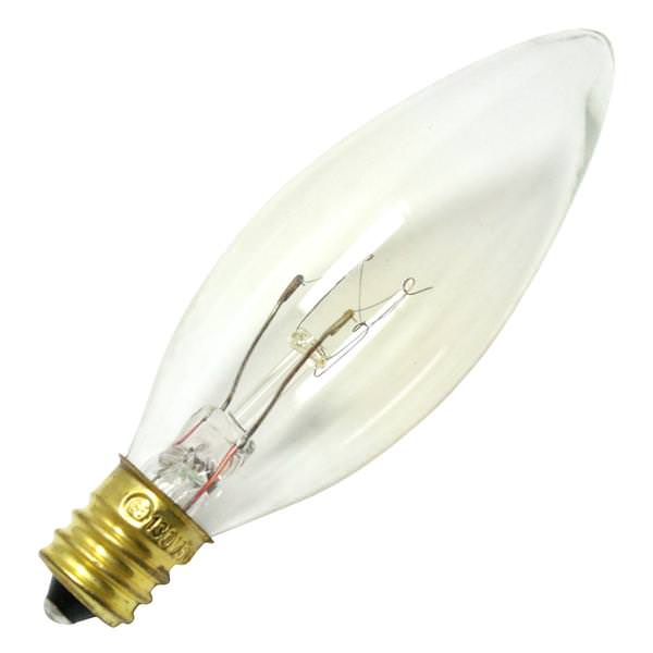 5 watt 130 volt B8 Candelabra Screw Base 2700K Warm White Dimmable