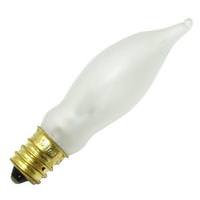 Bulbrite 7.5 watt 130 volt CA5 Candelabra Screw Base Frosted