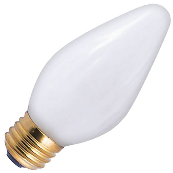 25 watt 130 volt F15 2700K Warm White Medium Screw Base White