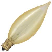View 40 watt 130 volt C11 Candelabra Screw Base Amber