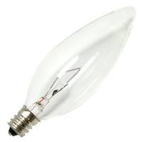 Bulbrite 25 watt 120 volt 2700K B10 Candelabra Screw Base Clear