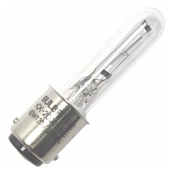 60 watt 120 volt T3 Double Contact Bayonet Base 2700K Warm White