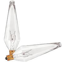 Bulbrite 40 watt 120 volt Prism Candelabra Screw Base Clear (2 pack)