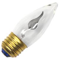 Bulbrite 3 watt 130 volt B10 Medium Screw Base 2700K Warm White Clear