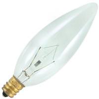 Bulbrite 25 watt 120 volt B10 Candelabra Screw Base 2600K Warm White 