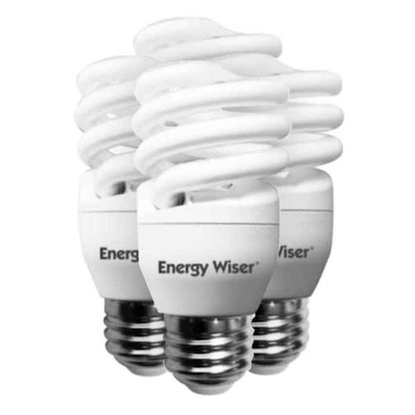 13 watt 120 volt T2 Medium Screw Base 2700K Warm White CFL (4 pack)