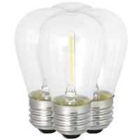 Feit Electric 1 watt 120 volt S14 Medium Screw Base 5000K Daylight Non-Dimmable (4 pack)