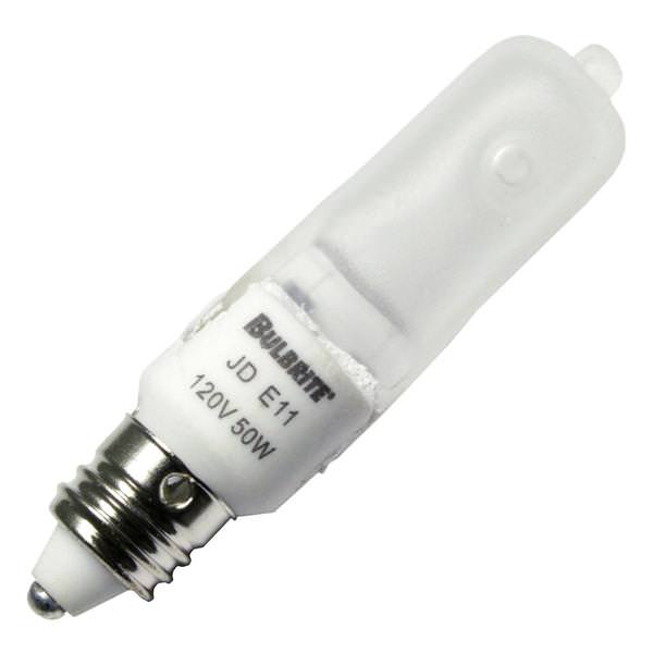 50 watt 120 volt T4 Miniature Candelabra Screw Base 2900K Warm White