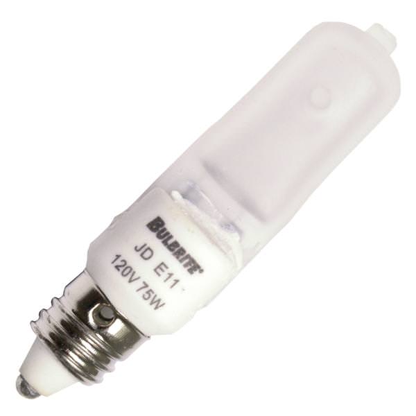 75 watt 120 volt T4 Miniature Candelabra Screw Base 2900K Warm White
