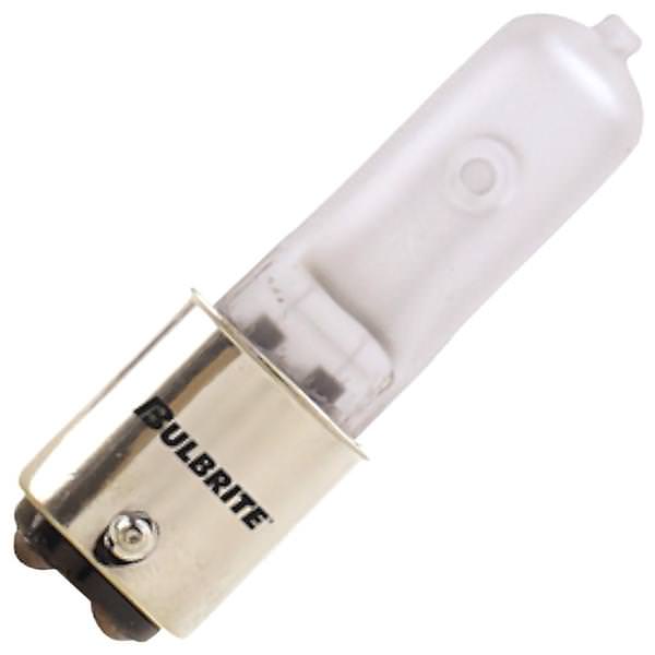 35 watt 120 volt T3 Double Contact Bayonet Base 2900K Warm White Frosted