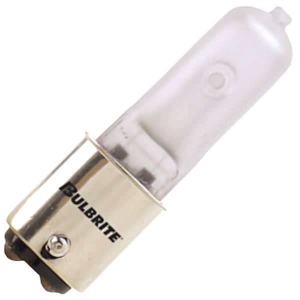 100 watt 120 volt T3 Double Contact Bayonet Base 2900K Warm White Frosted