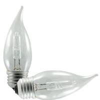 Bulbrite 43 watt 120 volt CA10 Medium Screw Base 2900K Warm White Clear Halogen (2 pack)