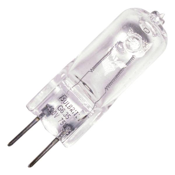 75 watt 120 volt T4 Bi-Pin Base 2900K Warm White Dimmable