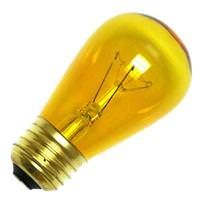 Bulbrite 11 watt 130 volt S14 Medium Screw Base Amber