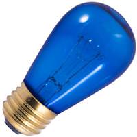 Bulbrite 11 watt 130 volt S14 Medium Screw Base Transparent Blue