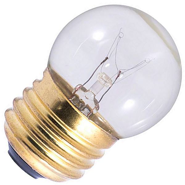 7.5 watt 130 volt S11 Medium Screw Base Clear