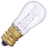 Bulbrite 6 watt 130 volt S6 Candelabra Screw Base Clear