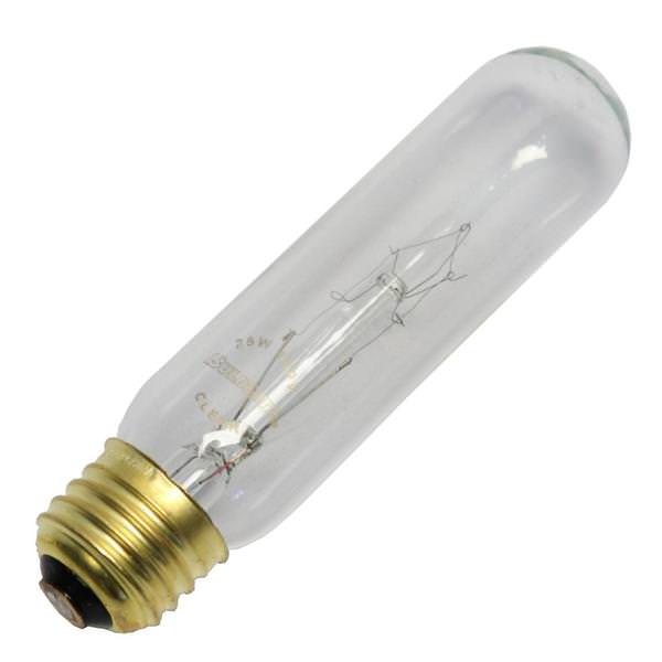 25 watt 130 volt T10 Medium Screw Base Clear