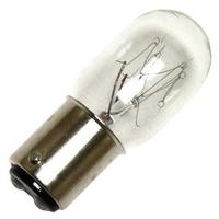 View Bulbrite 15 watt 120 volt T7 Double Contact Bayonet Base Clear Exit Light