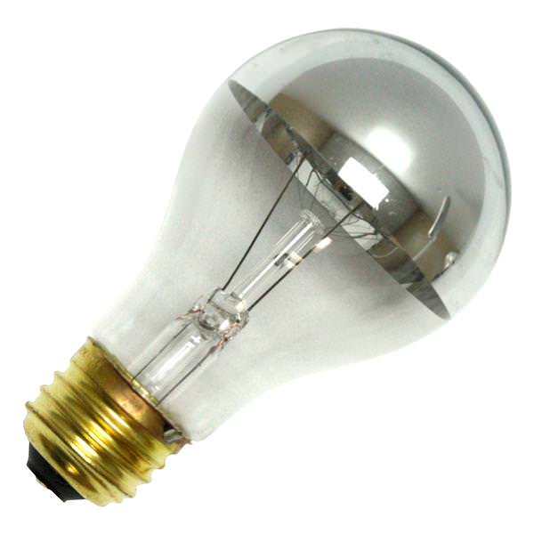 60 watt 120 volt A19 Medium Screw Base Clear / Silver