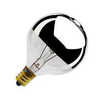 Silver Bowl / Chrome Top Light Bulbs