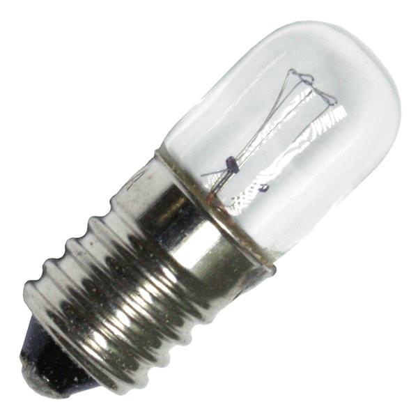 15 watt 130 volt T3 Candelabra Screw Base Clear