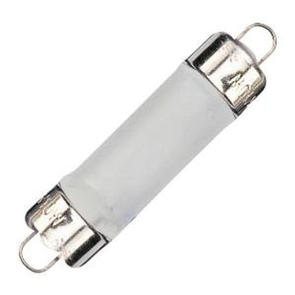 10 watt 12 volt T3.25 Rigid Loop Cap Base 2800K Warm White Frosted Xelogen Cartridge