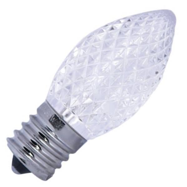 0.6 watt 120 volt C7 Candelabra Screw Base 2700K Warm White LED