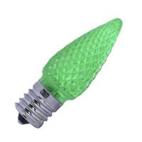 Bulbrite 0.6 watt 120 volt C9 Intermediate Screw Base Green LED