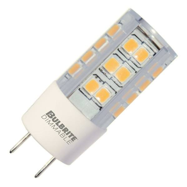 4.5 watt 120 volt T4 Bi-Pin Base 3000K Natural White Dimmable LED