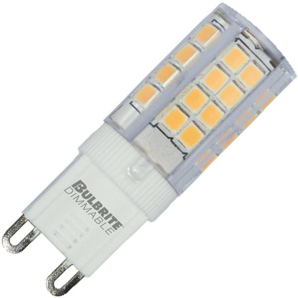 4.5 watt 120 volt T4 Bi-Pin Base 3000K Natural White Dimmable LED