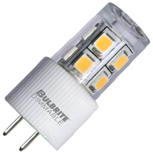 2 watt 12 volt Bi-Pin Base 2700K Warm White Dimmable LED