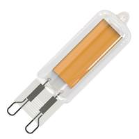 Bulbrite 3.5 watt 120 volt T4 Bi-Pin Base 2700K Warm White Clear Dimmable LED Light Bulb