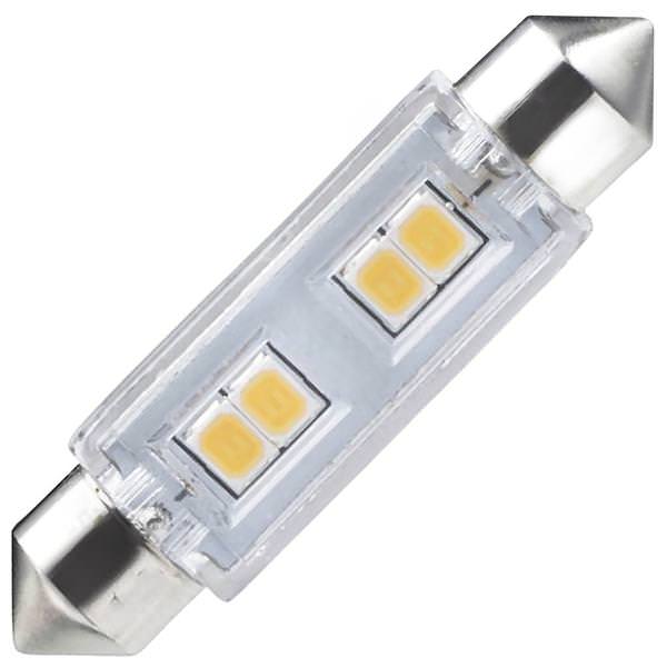 .8 watt 24 volt Double Ended 3000K Clear LED