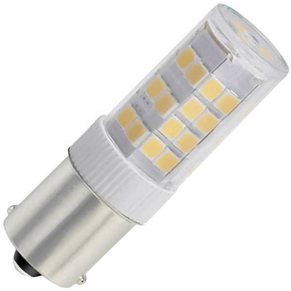 4.5 watt 12 volt T4 Single Contact Bayonet Base 2700K Warm White Dimmable LED