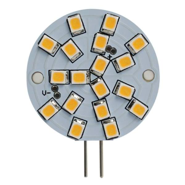 2.8 watt 12 volt Bi-Pin Base 3000K Clear Dimmable LED