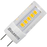 Bulbrite 4.5 watt 12 volt T4 Bi-Pin Base 3000K Natural White Non-Dimmable LED