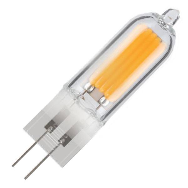1.8 watt 12 volt T5 Bi-Pin Base 2700K Warm White Specialty Dimmable LED