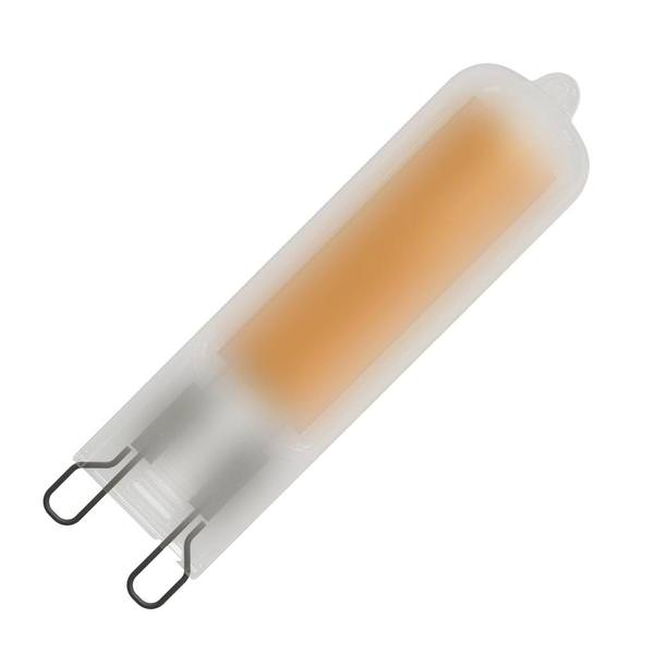 3.5 watt 120 volt T5 Double Loop Base 3000K Natural White Frosted Glass Specialty Dimmable LED