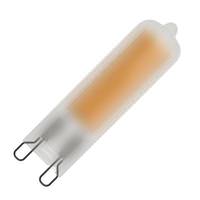 Bulbrite 3.5 watt 120 volt T5 Double Loop Base 3000K Natural White Frosted Glass Specialty Dimmable LED