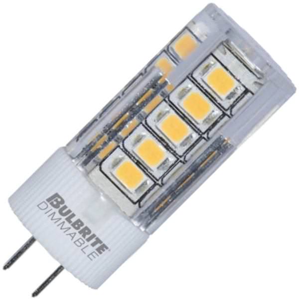 3 watt 12 volt Bi-Pin Base 2700K Warm White Non-Dimmable LED