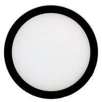 Bulbrite 5" 10.3 watt 120 volt 3000K Natural White Black Finish Flush Mount LED Downlight
