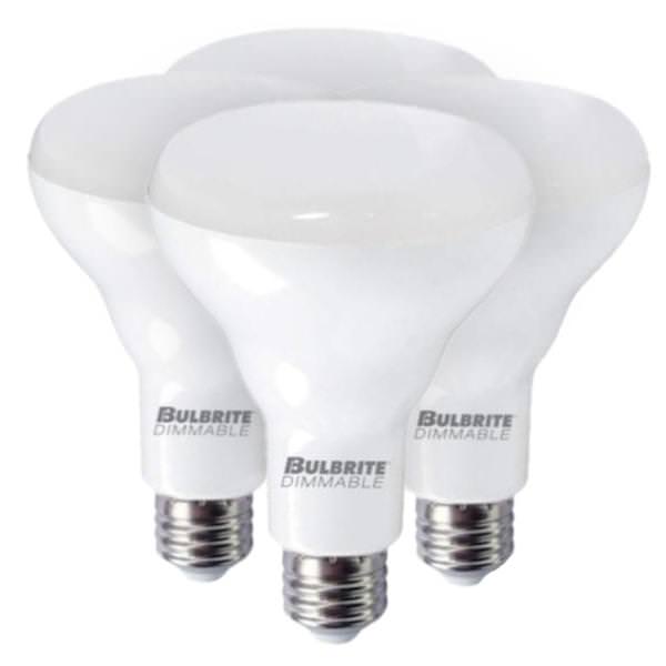 9 watt 120 volt BR30 Medium Screw Base 4000K Cool White Dimmable (4 pack)