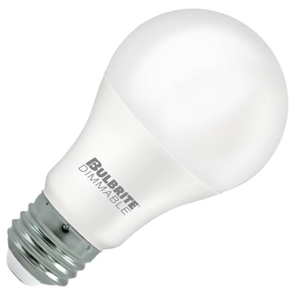 9 watt 120 volt A19 Medium Screw Base 2700K Warm White Dimmable LED