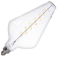 Bulbrite 4 watt 120 volt  Medium Screw Base 2200K Warm White Amber Diamond Shaped Dimmable LED Filament
