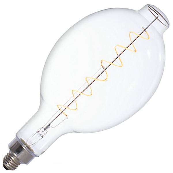 4 watt 120 volt BT56 Medium Screw Base Amber Light 2200K Amber Dimmable