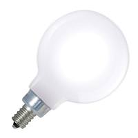 Bulbrite 5 watt 120 volt G16 Candelabra Screw Base 1800K-3000K Warm Dimming Dimmable LED